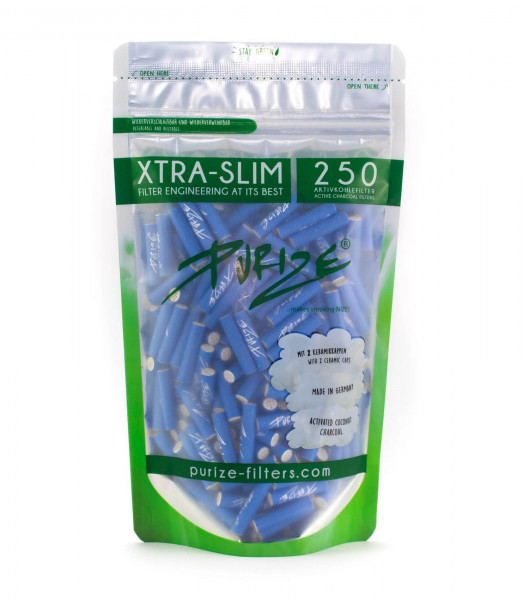 250 XTRA Slim Size Aktivkohlefilter - Purize