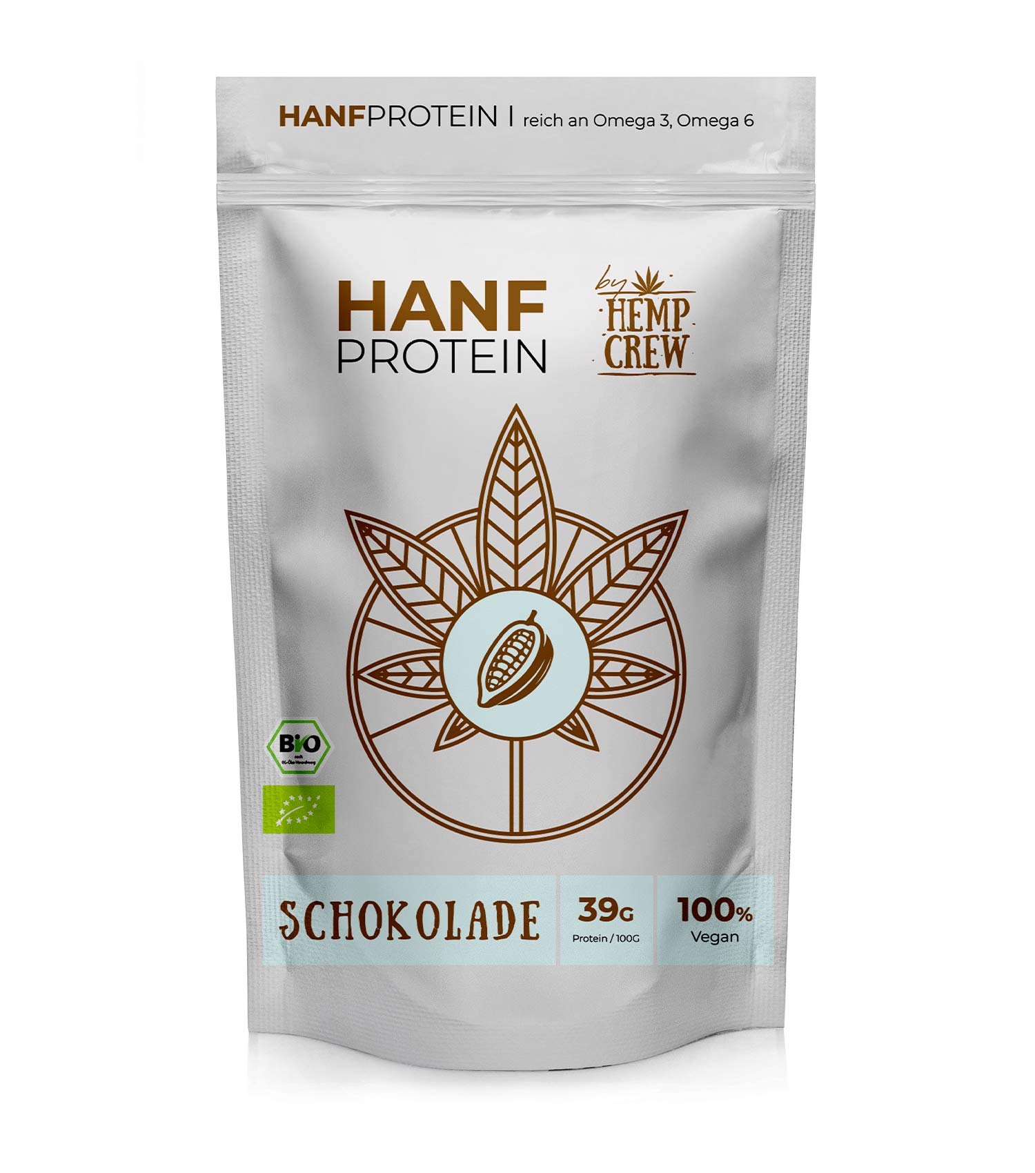 Bio-Hanfprotein Schokolade (MHD 26.09.24) - HempCrew