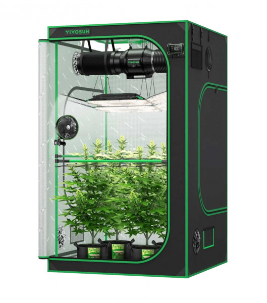 Growbox Komplettset 120x120x200 - VIVOSUN