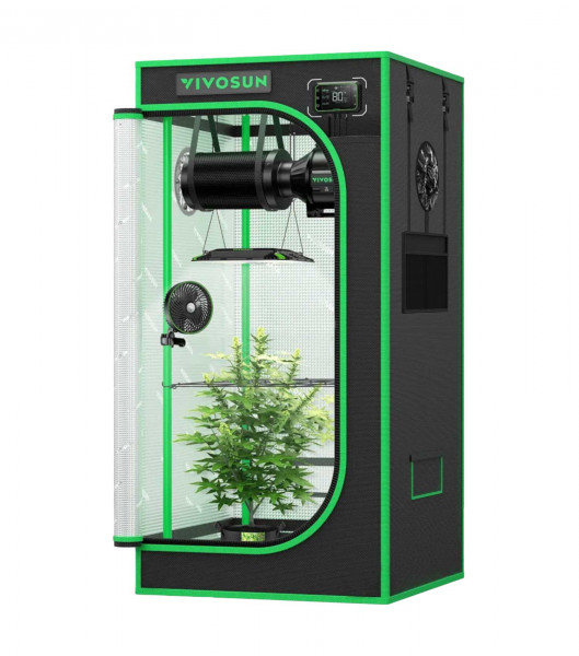 Growbox Komplettset 60x60x160 - VIVOSUN