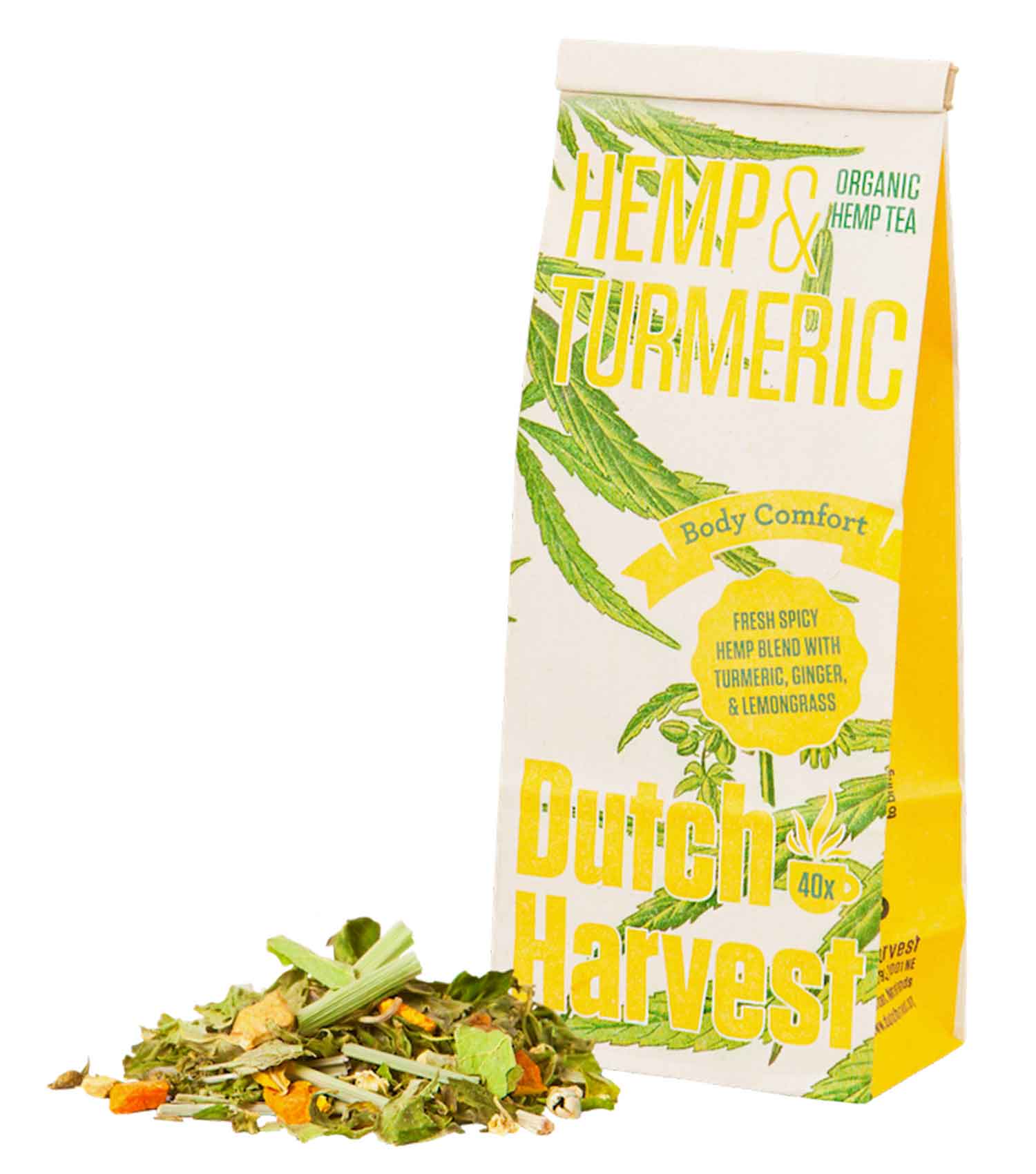 Hemp & Turmeric Bio Hanftee - Dutch Harvest